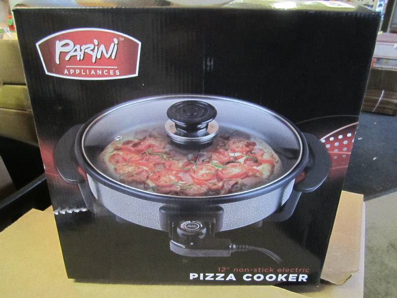 lot 241 image: Parini 12 Non-Stick Electric Pizza...