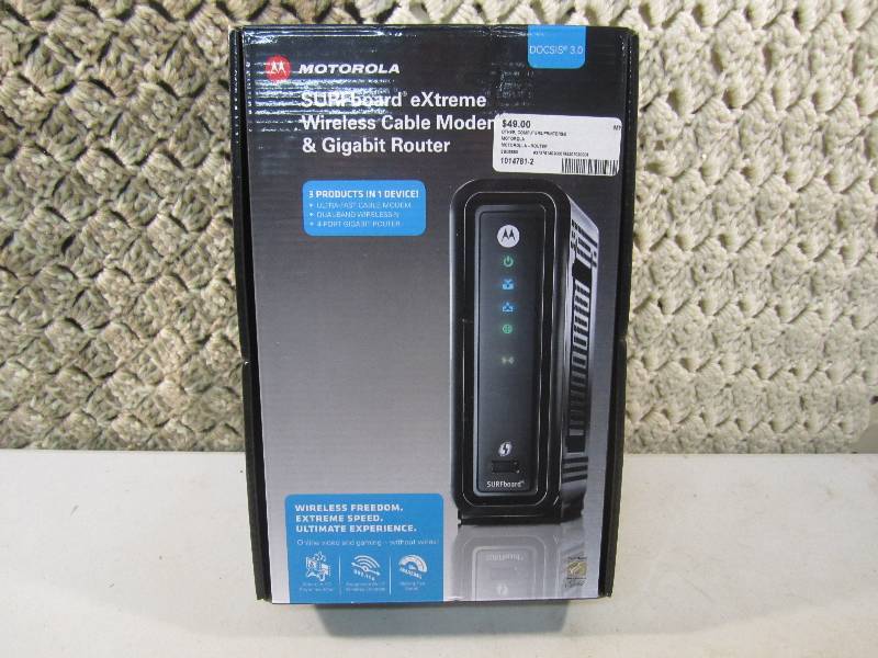 lot 265 image: Motorola Surfboard eXtreme Wireless...