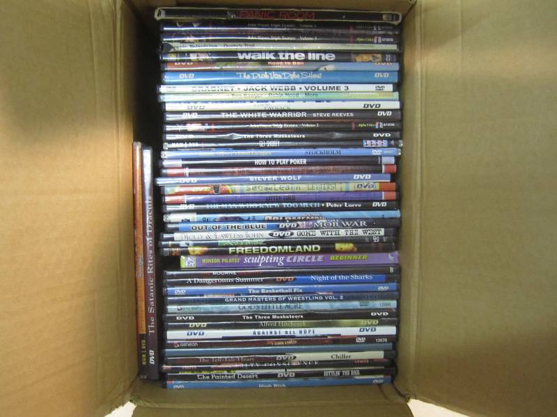 lot 275 image: Large Lot of DVD Movies in Slim Cas...