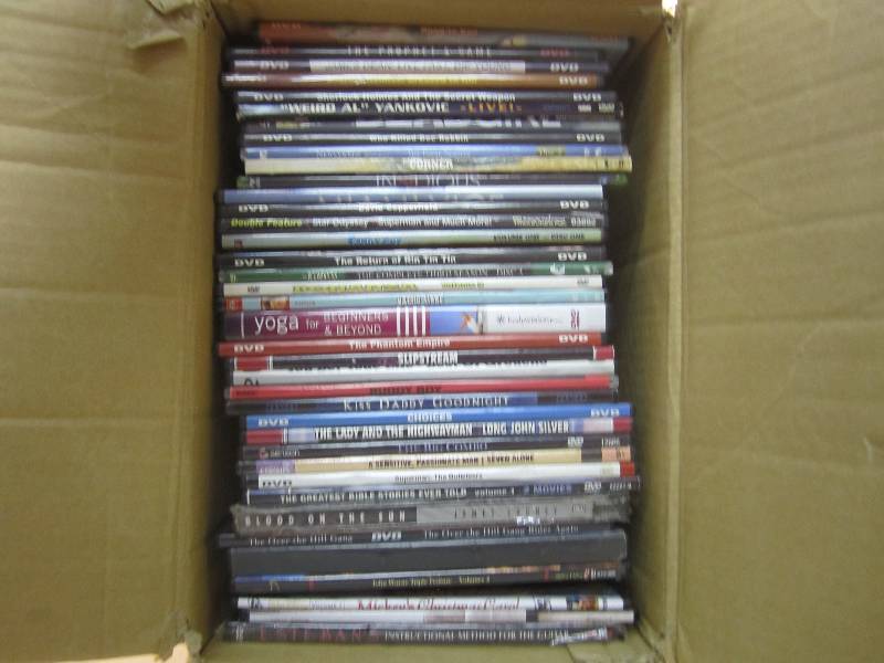 lot 277 image: Large Lot of DVD Movies in Slim Cas...
