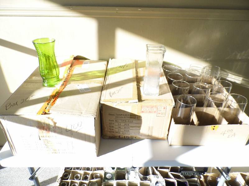 lot 10 image: 3 Boxes of Assorted Vases