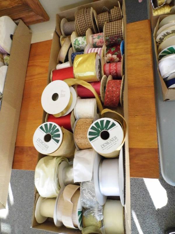 lot 29 image: Box of Assorted Ribbon