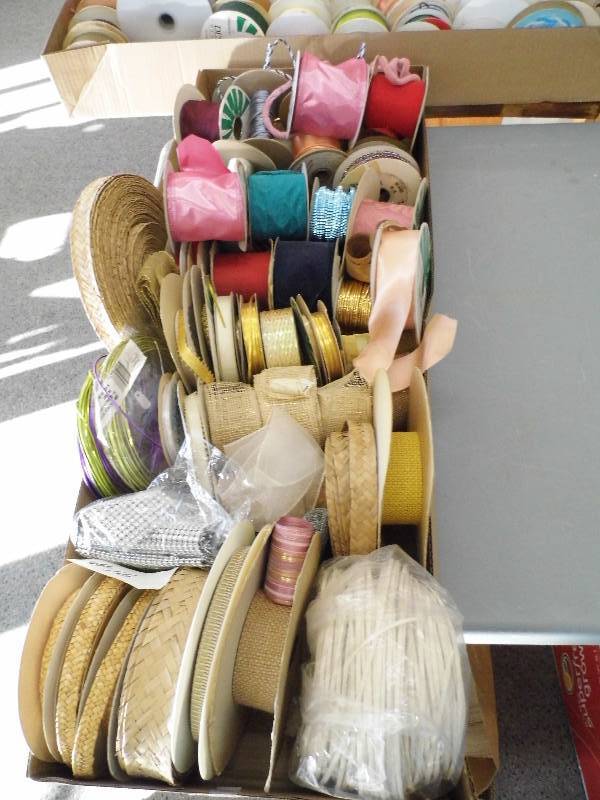 lot 31 image: Box of Assorted Ribbon