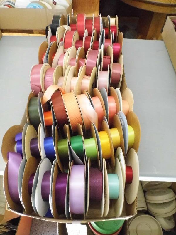 lot 32 image: Box of Assorted Ribbon