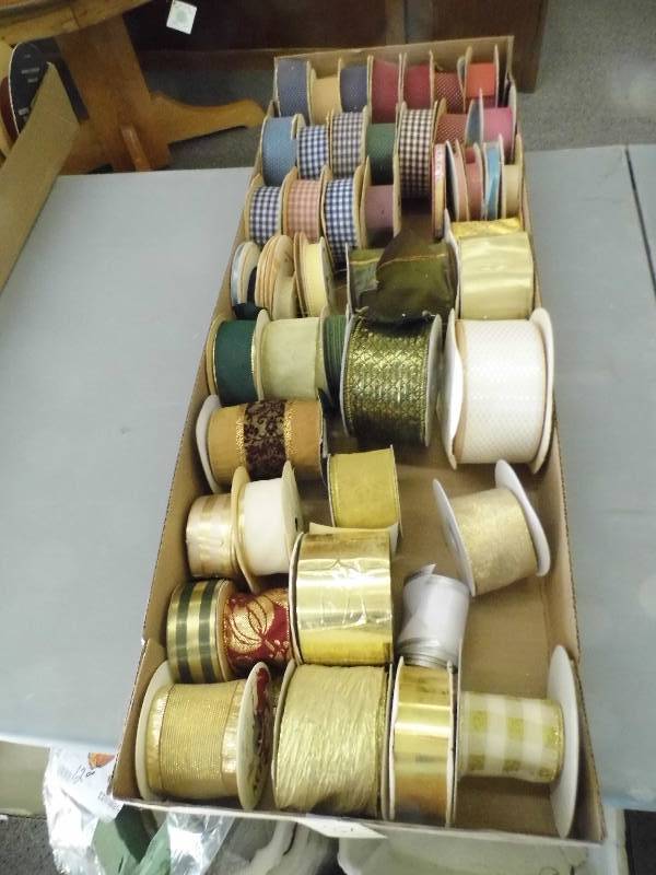 lot 37 image: Box of Assorted Ribbon