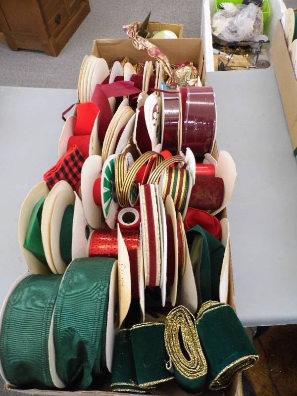 lot 41 image: Box of Assorted Ribbon
