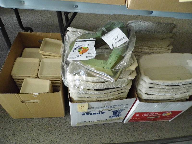 lot 52 image: Paper Mache Planter Bowls