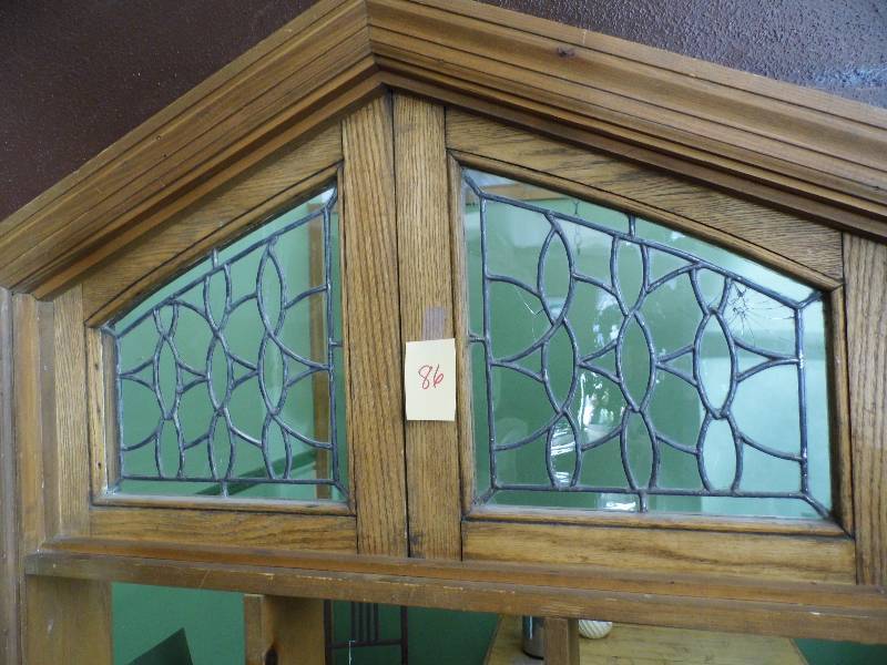 lot 86 image: Leaded Window