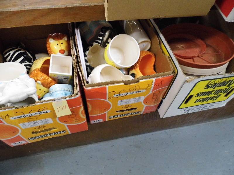 lot 124 image: Planters - Saucers