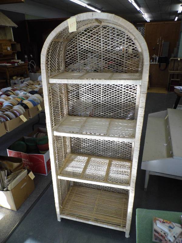 lot 177 image: Wicker Shelf
