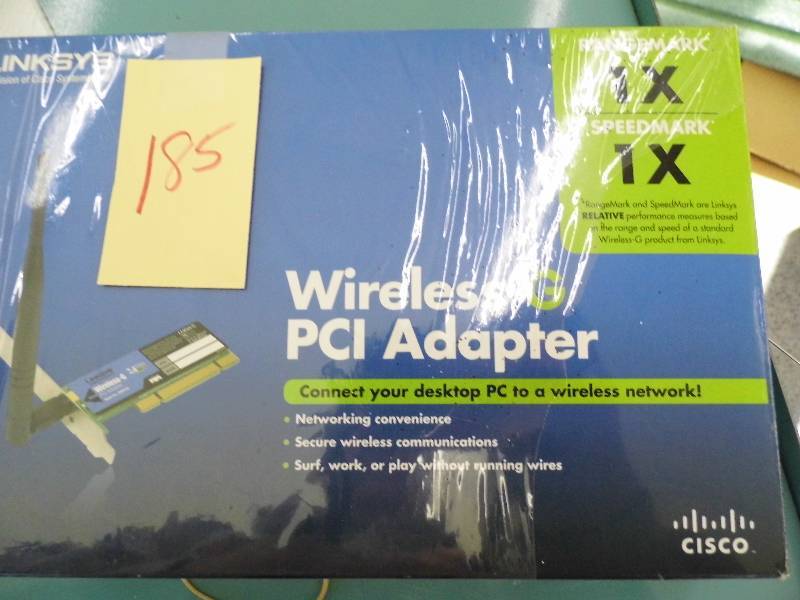 lot 185 image: Wireless PCI Adapter