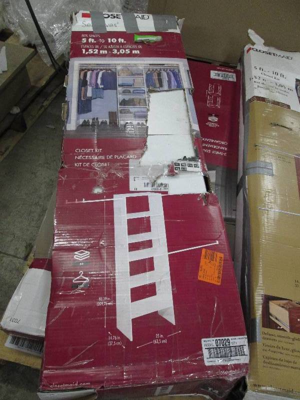 lot 8 image: ClosetMaid Selectives 25 in. White ...