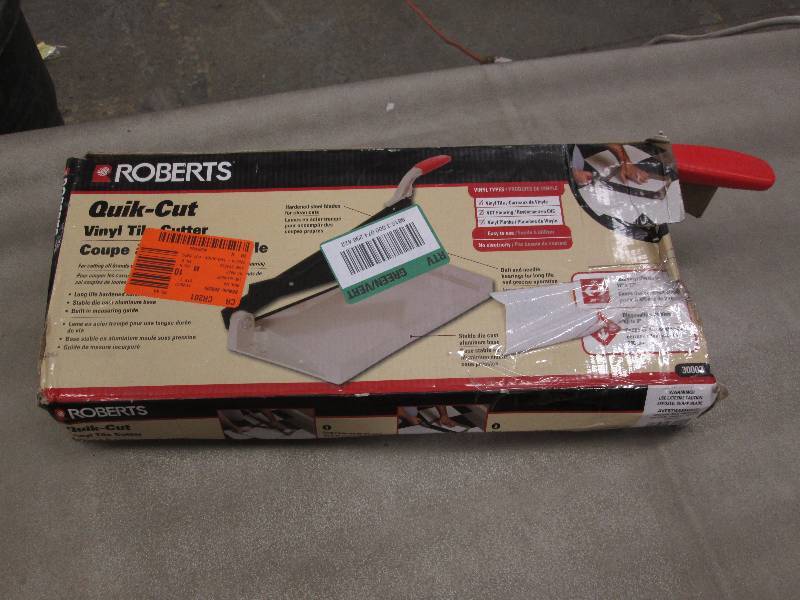 lot 40 image: Roberts 12 in. Quik-Cut Vinyl Tile ...
