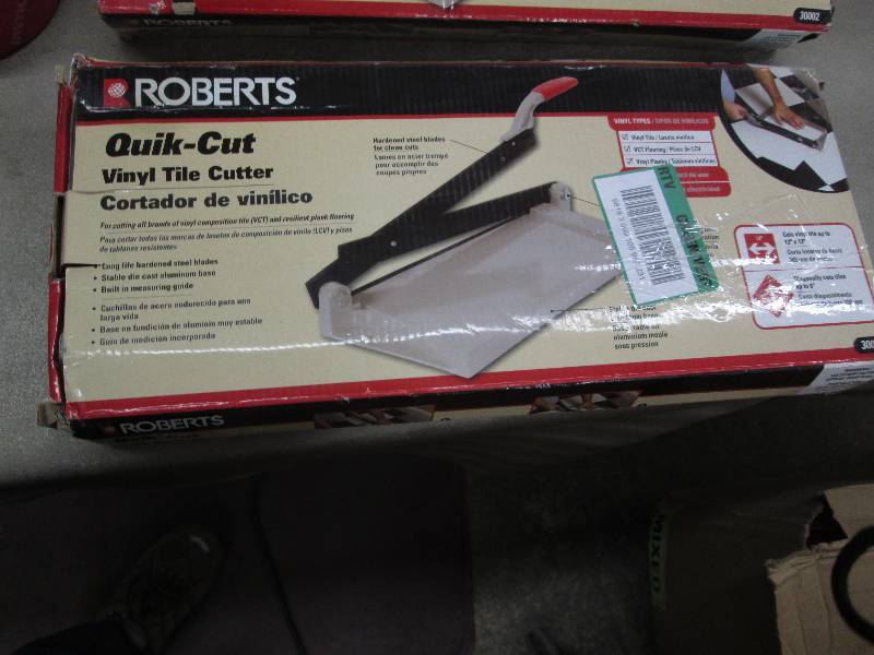 lot 41 image: Roberts 12 in. Quik-Cut Vinyl Tile ...