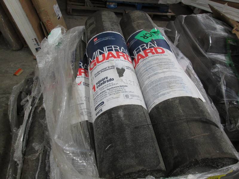 lot 48 image: 9 rolls of Mineral Guard Roll Roofi...