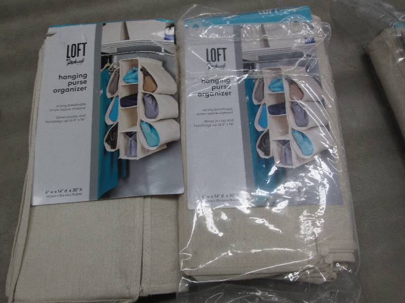 lot 61 image: 2 Loft Hanging Purse Organizers ...