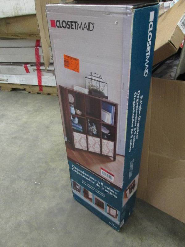 lot 102 image: ClosetMaid 38 in. W x 38 in. H Dark...