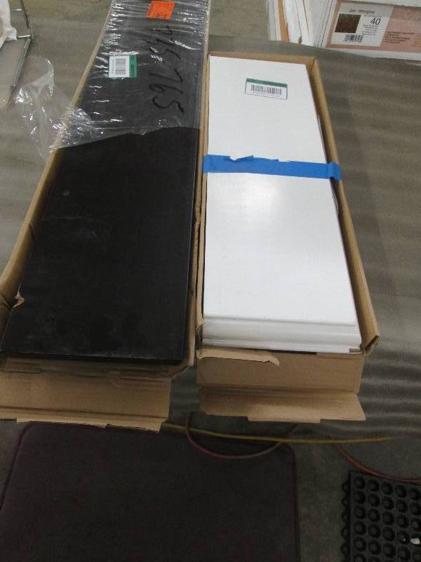 lot 117 image: Lot of 2 Shelves - one damaged-top ...