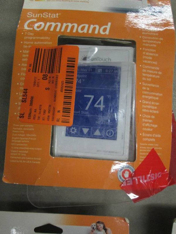 lot 171 image: SunTouch Floor Warming SunStat Comm...