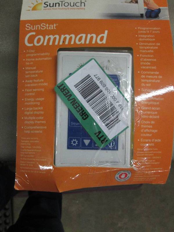 lot 175 image: SunTouch Floor Warming SunStat Comm...