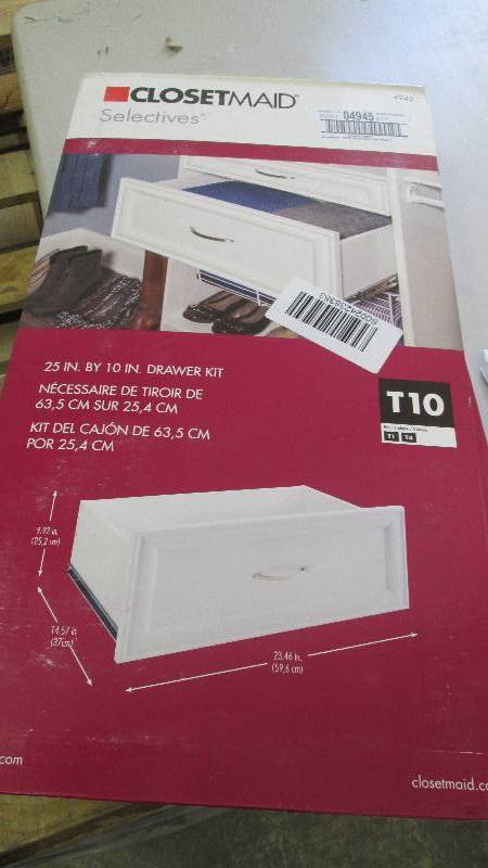 lot 227 image: ClosetMaid Selectives 23.5 in. x 10...