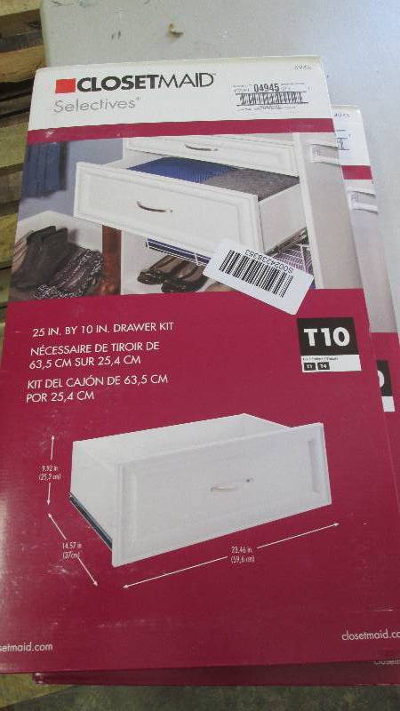 lot 228 image: ClosetMaid Selectives 23.5 in. x 10...