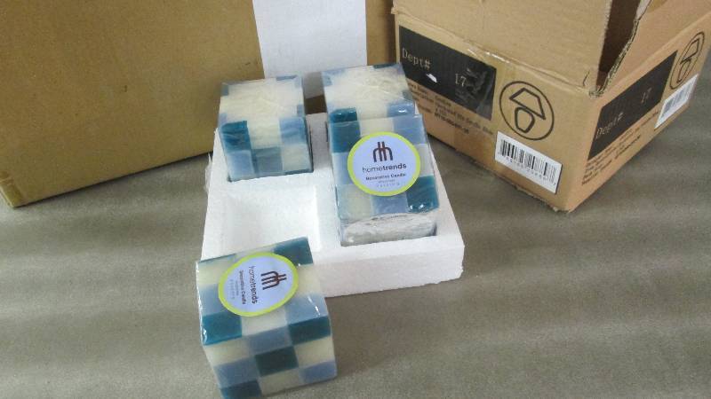 lot 273 image: Case of 6 boxes of 4 Hometrends 3 i...