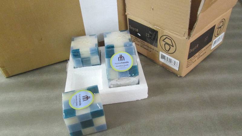lot 274 image: Case of 6 boxes of 4 Hometrends 3 i...