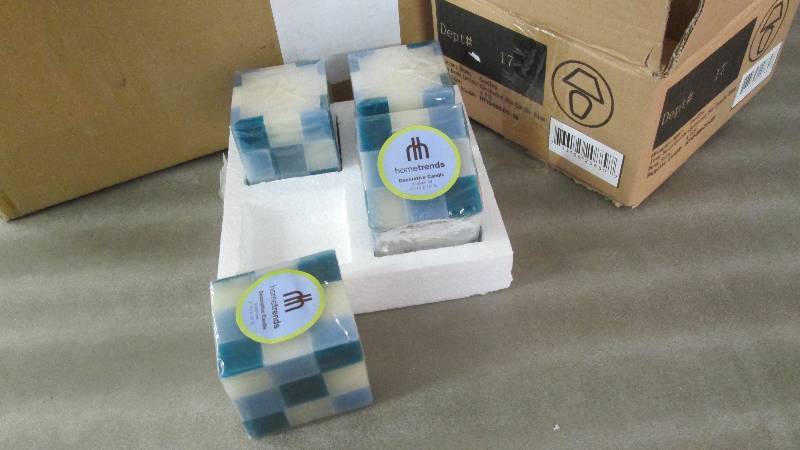 lot 276 image: Case of 6 boxes of 4 Hometrends 3 i...