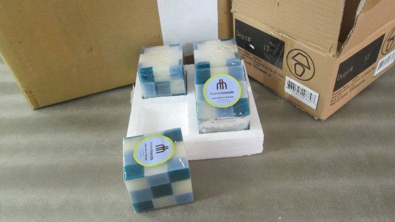 lot 280 image: Case of 6 boxes of 4 Hometrends 3 i...