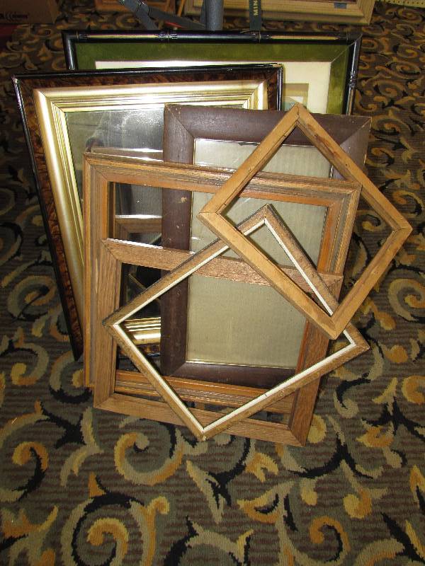 OLD PICTURES AND FRAMES