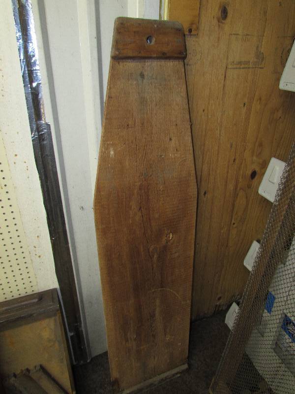 ANTIQUE IRONING BOARD TOP