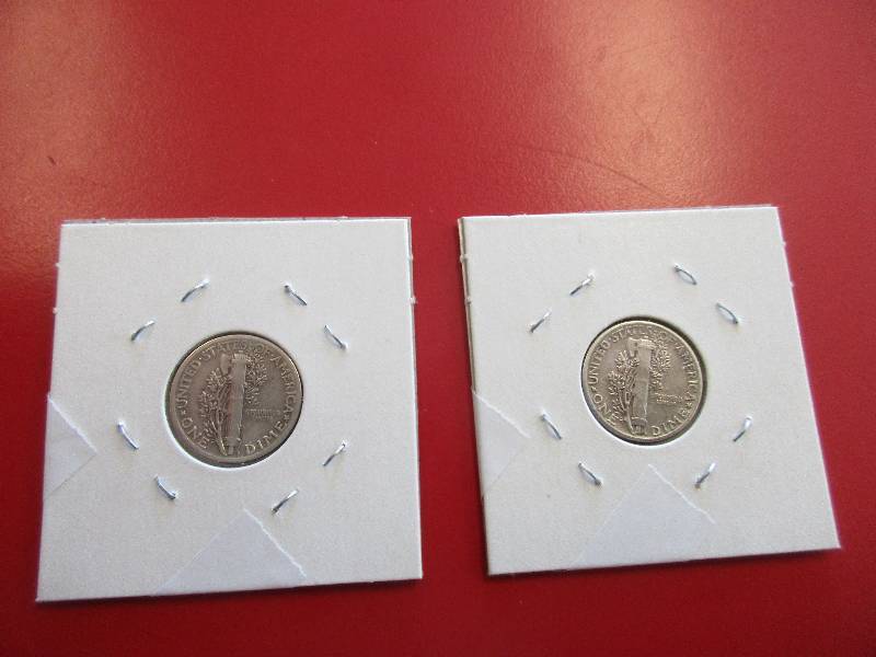 1941-P and 1944-P Mercury Dimes