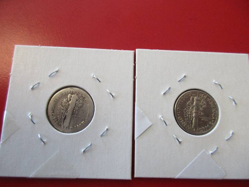 1920-S and 1944-D Mercury Dimes