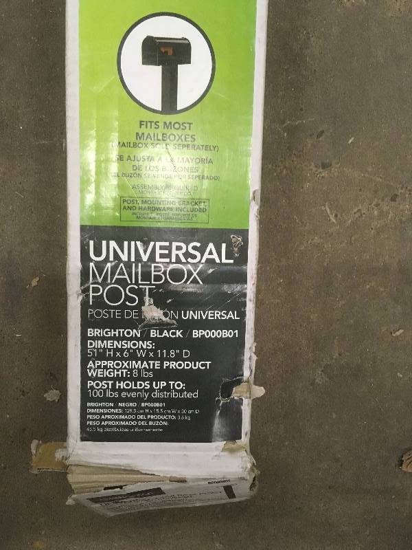 Gibraltar Universal Mailbox Post