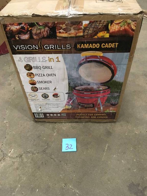 Vision Grills Kaado Cadet 4 Grills in 1 - BBQ, Pizza Oven, Smoker, Sears