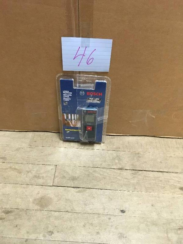 lot 46 image: Bosch - 35 Ft. Laser Measure not used