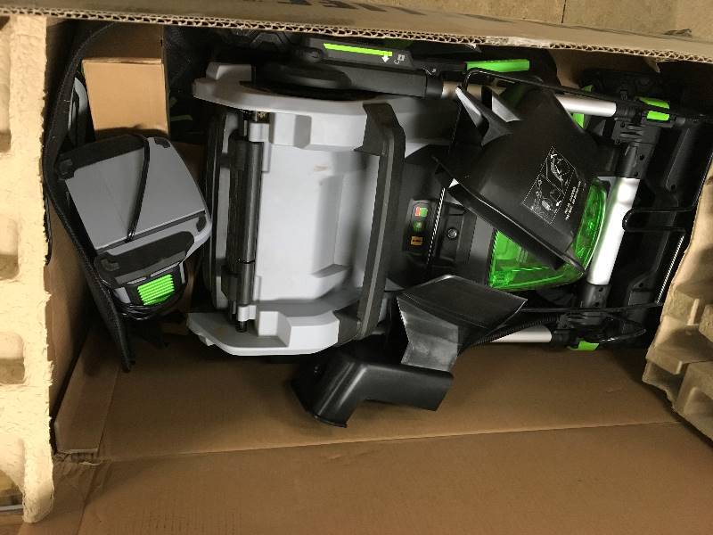 lot 51 image: EGO Power Mower 56 Volt 20 Lawn Mower 5.0Ah Kit not used