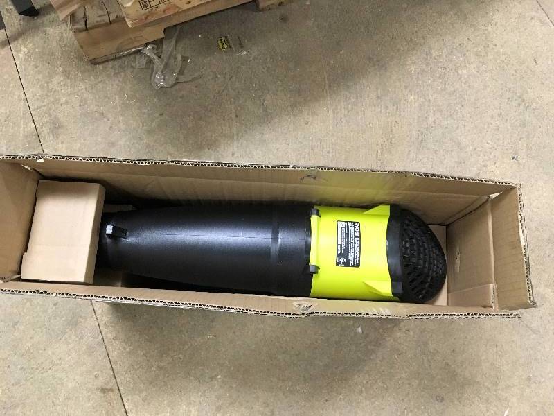 lot 58 image: Ryobi 155 MPH 300 CFM 40-Volt Lithium-Ion Cordless Jet Fan Blower New
