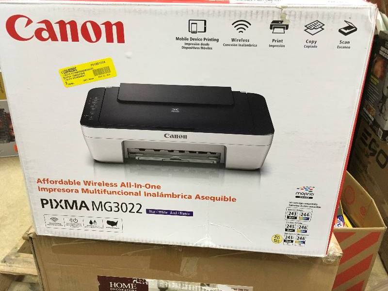 lot 74 image: Canon Wireless All-In-One Printer (No ink included)