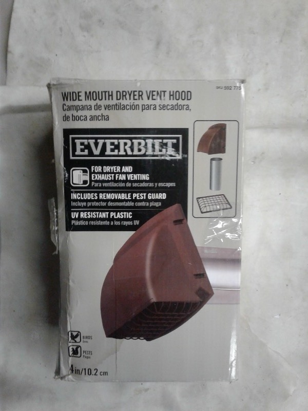 Everbuilt Wide Mouth Dryer Vent Kit