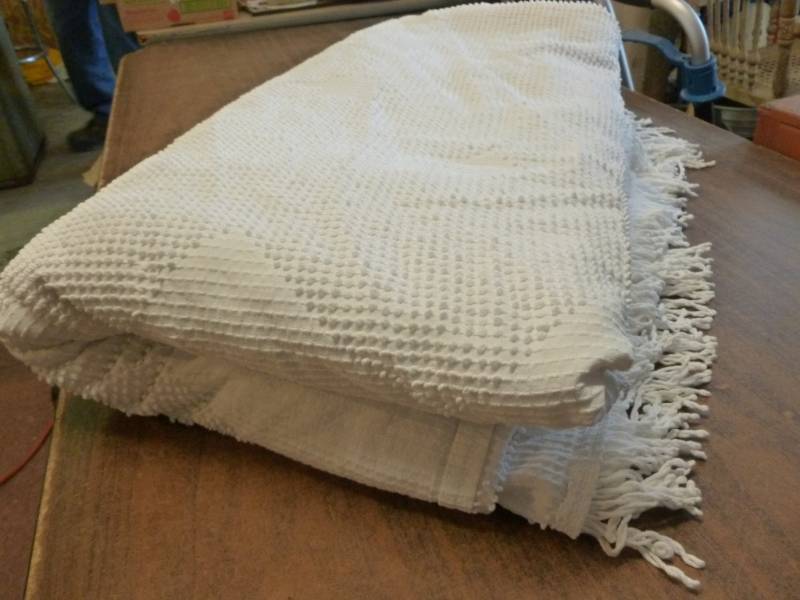 Vintage Chenille Blanket