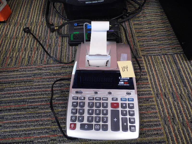 Surge Protector - Battery Backup - Adding Machine - Boombox