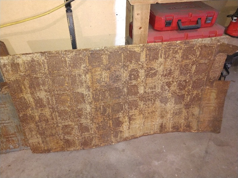 lot 42 image: Victorian Ceiling Tin