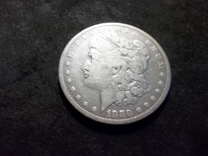 1880  O  Morgan Silver Dollar