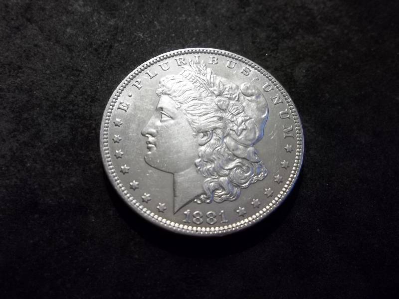 1881 O Morgan Silver Dollar