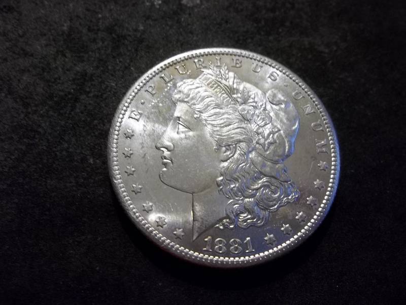 1881 S Morgan Silver Dollar