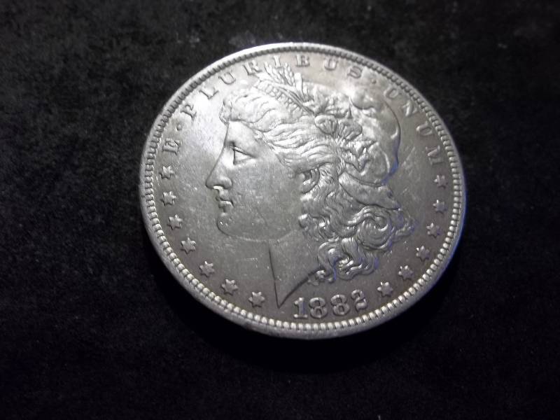 1882 O Morgan Silver Dollar