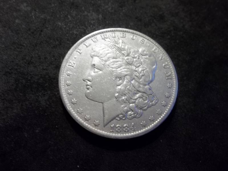 1884 O Morgan Silver Dollar