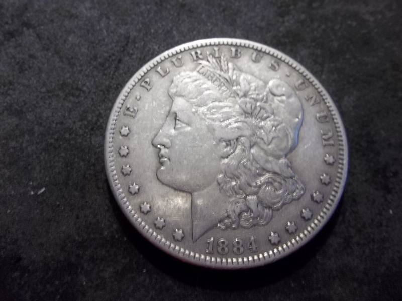 1884 S Morgan Silver Dollar
